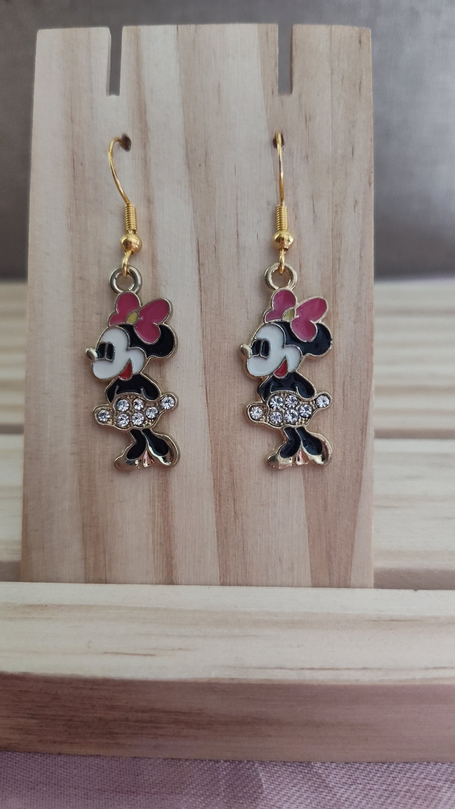 Minnie Mouse Earrings- CLEARANCE- Discontinued Item