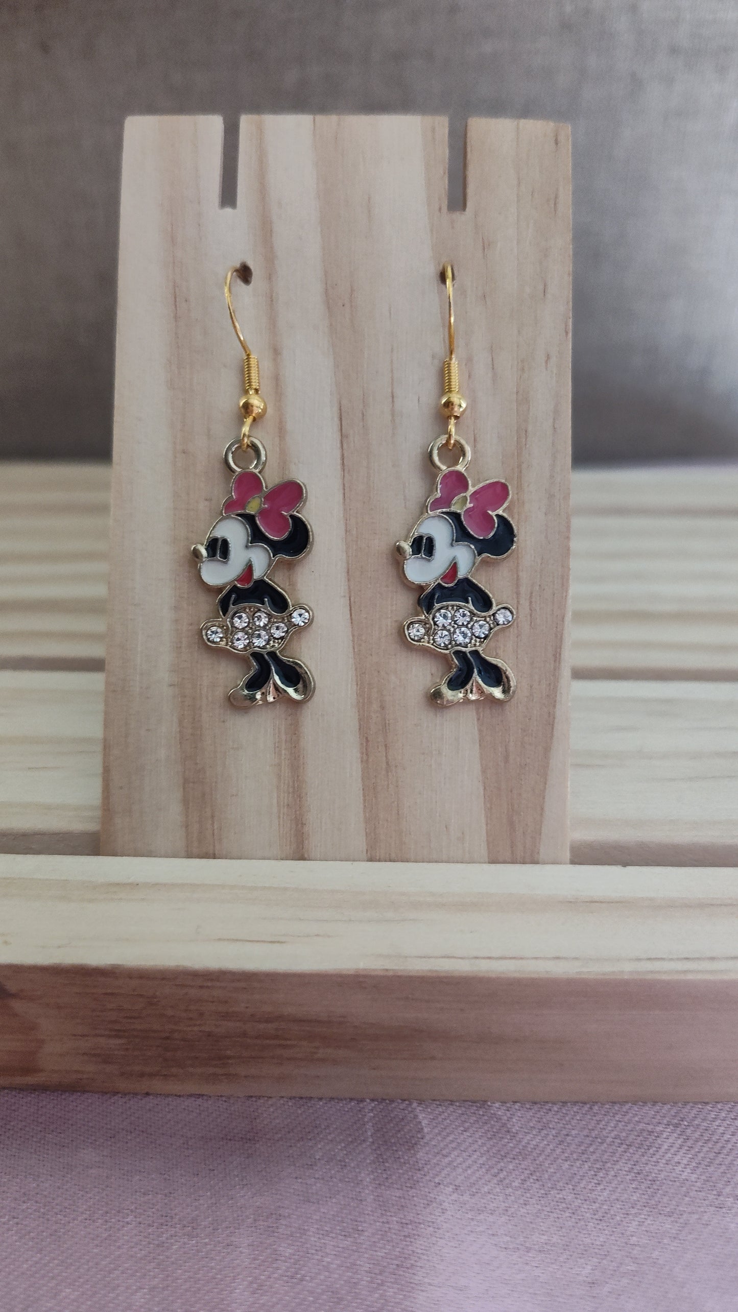 Minnie Mouse Earrings- CLEARANCE- Discontinued Item