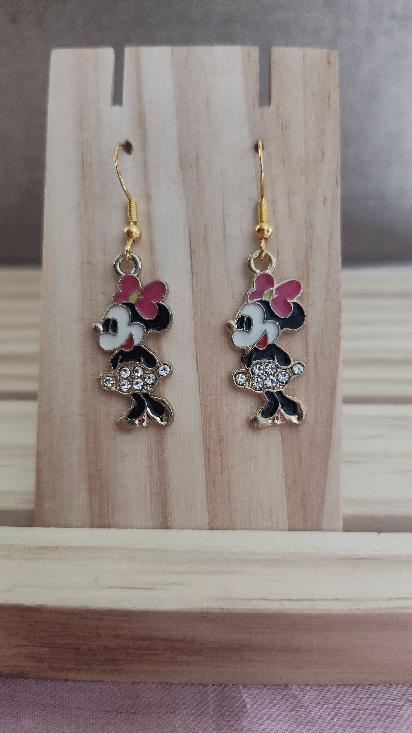 Minnie Mouse Earrings- CLEARANCE- Discontinued Item