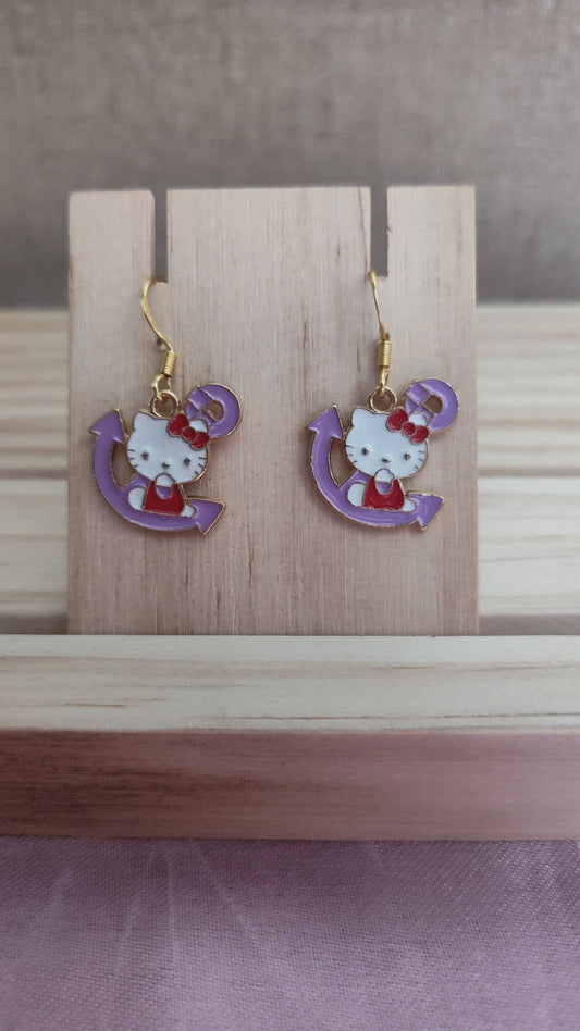 Hello Kitty Earrings- CLEARANCE- Discontinued item