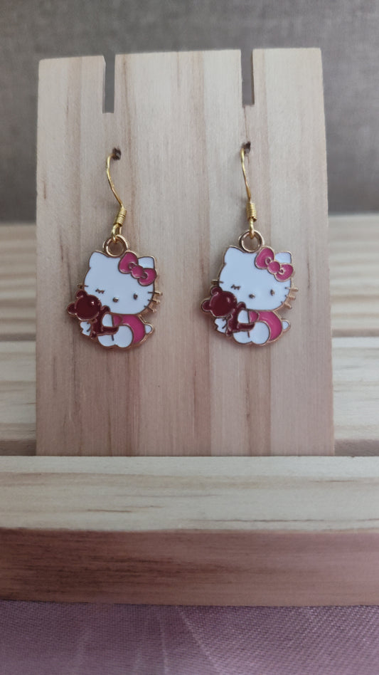 Hello Kitty Earrings- CLEARANCE- Discontinued item