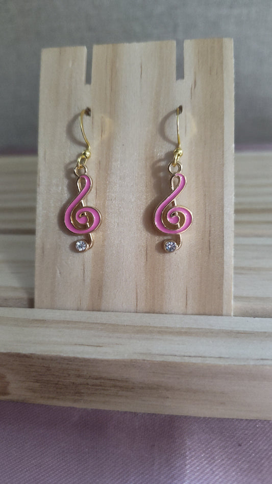 Music Note Earrings- CLEARANCE