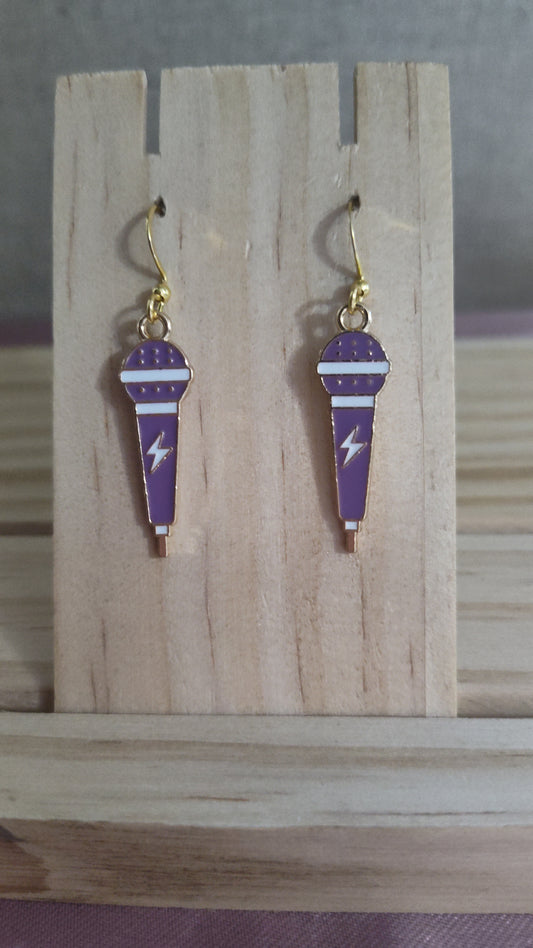 Microphone Earrings-CLEARANCE