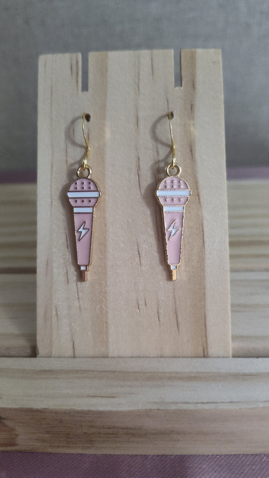Microphone Earrings- CLEARANCE