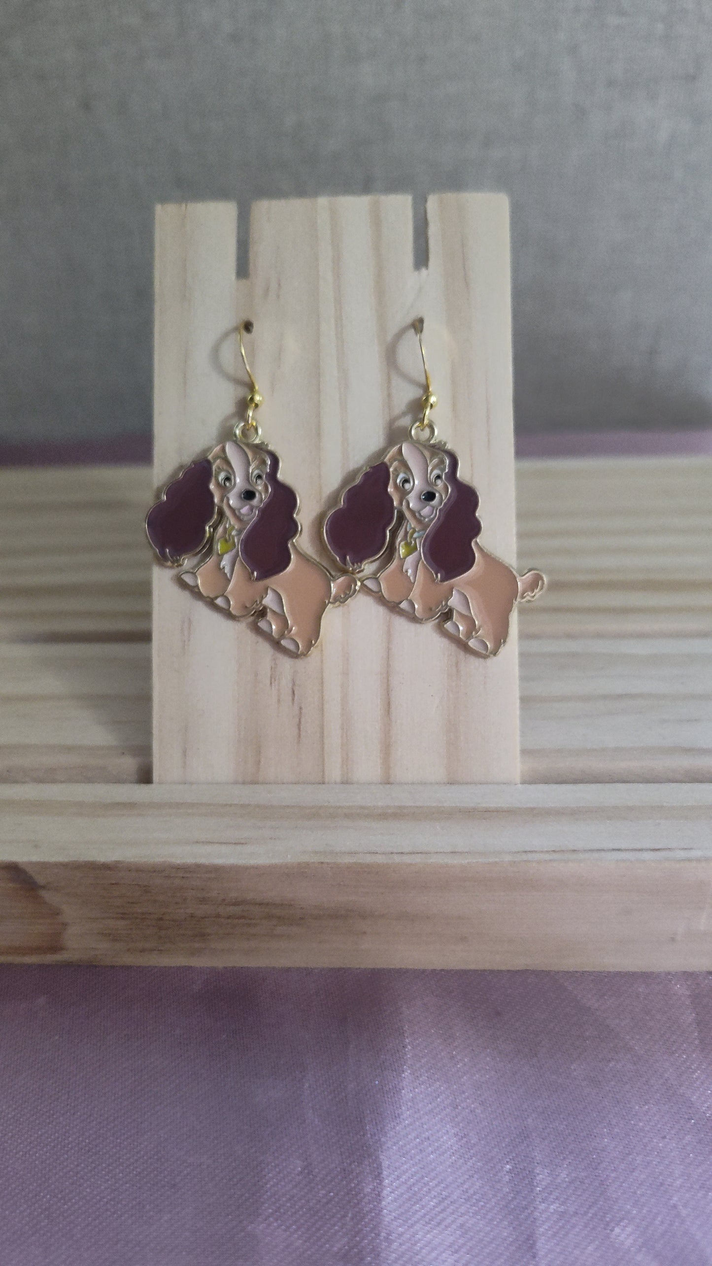 Lady & The Tramp Earrings- CLEARANCE