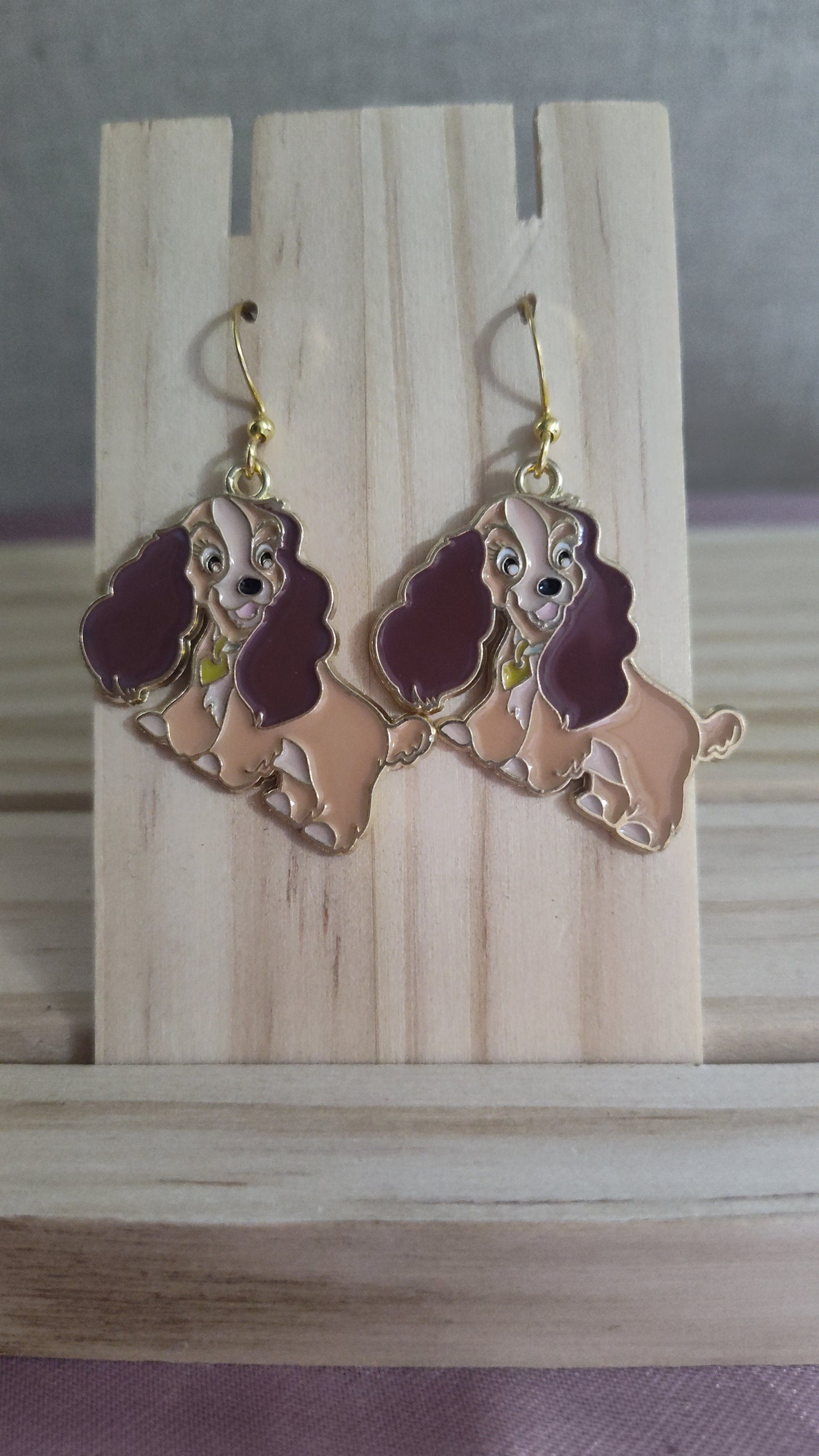 Lady & The Tramp Earrings- CLEARANCE