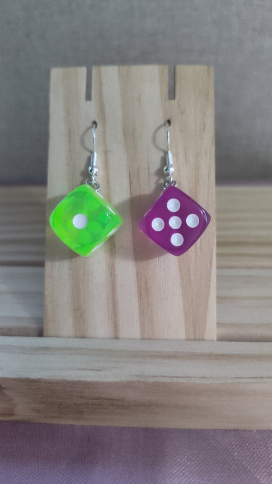 Dice Earrings- CLEARANCE