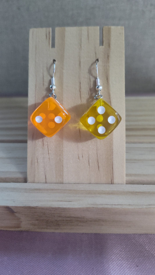 Mismatched Dice Earrings- CLEARANCE