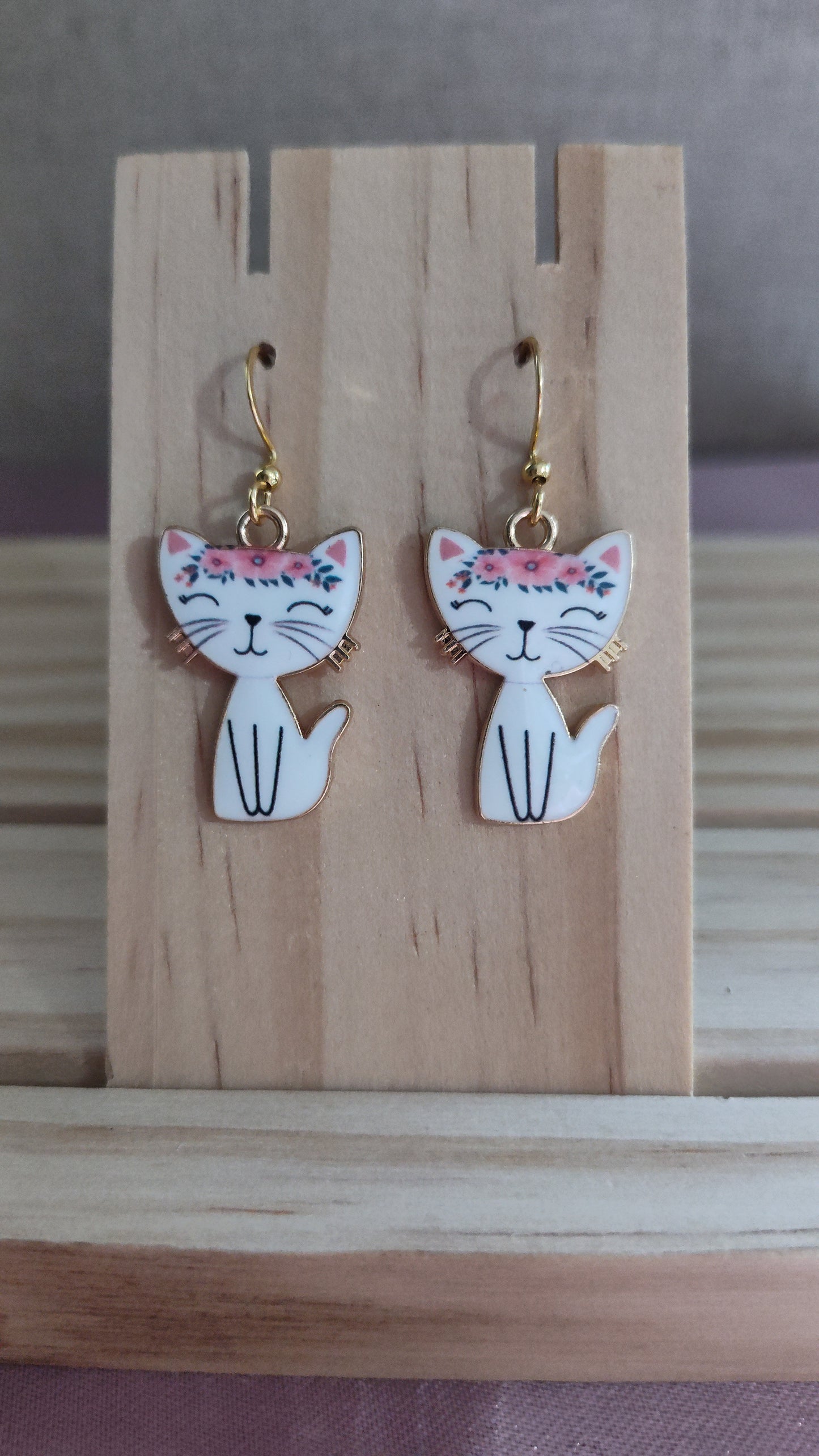 Cat Earrings- CLEARANCE