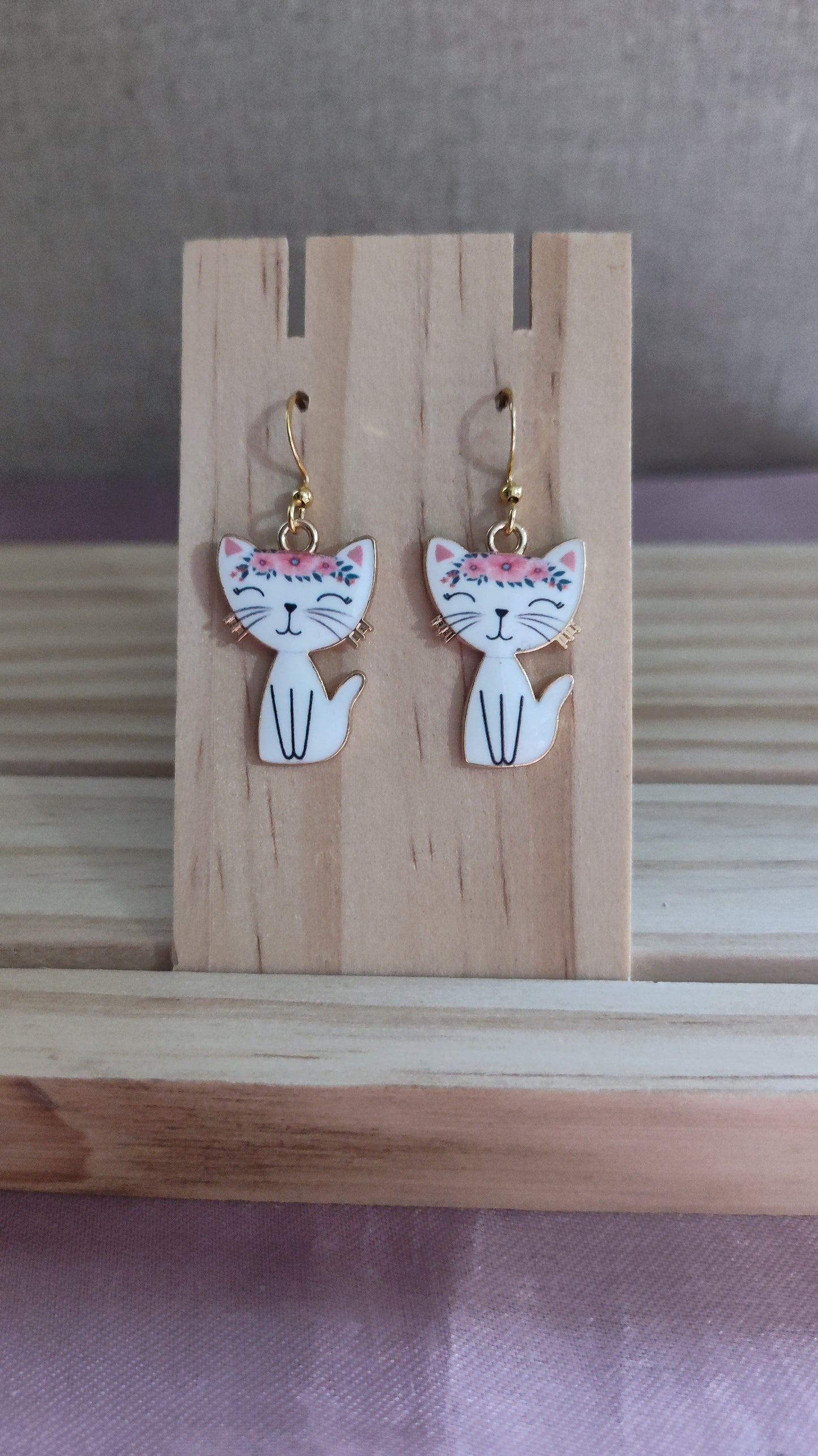 Cat Earrings- SALE