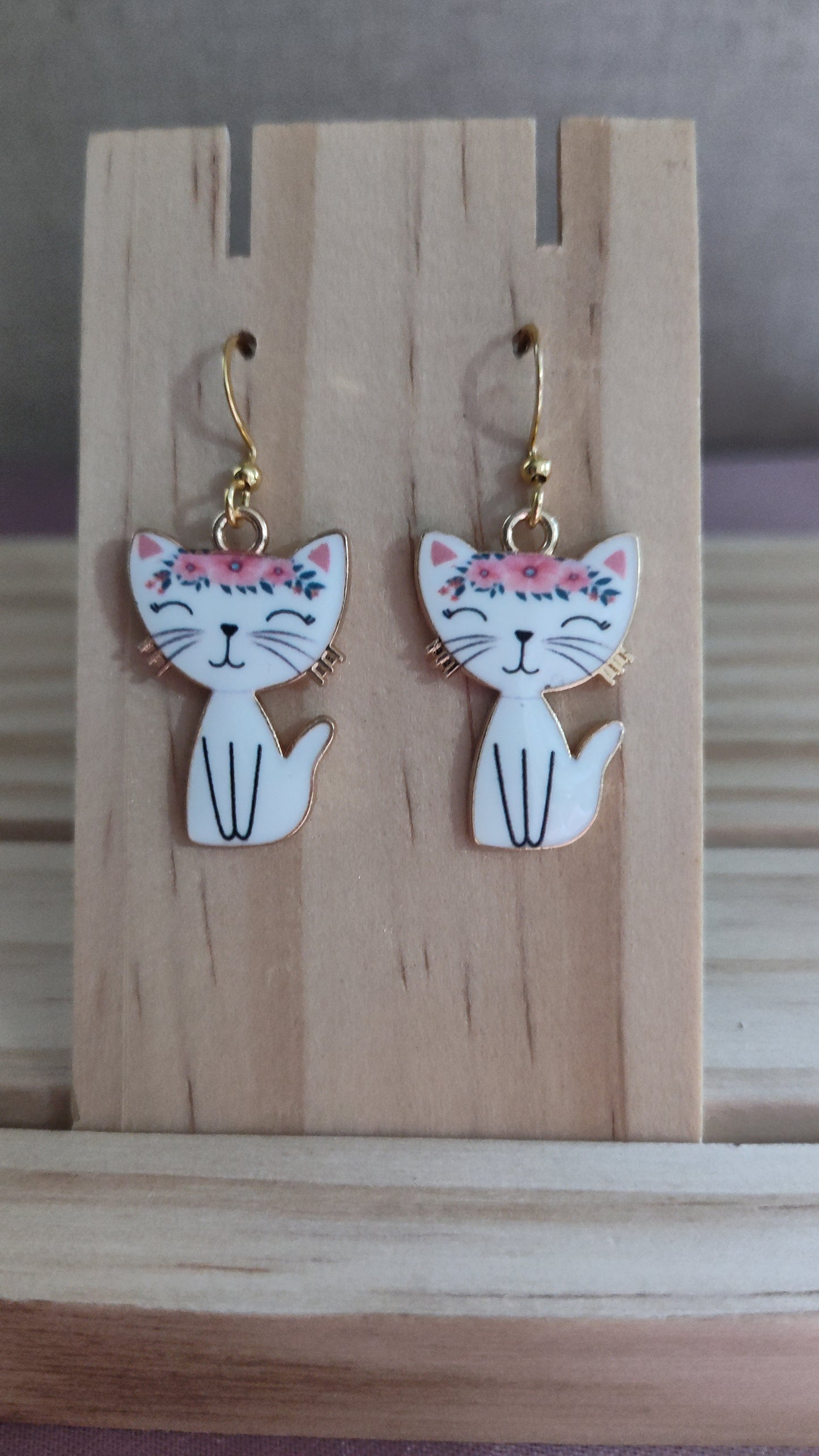 Cat Earrings- CLEARANCE