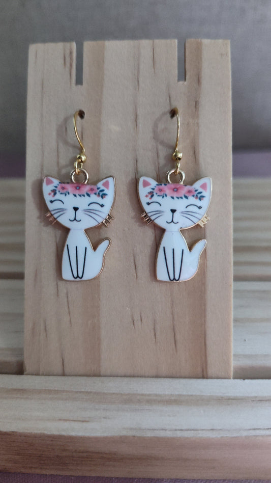 Cat Earrings- CLEARANCE