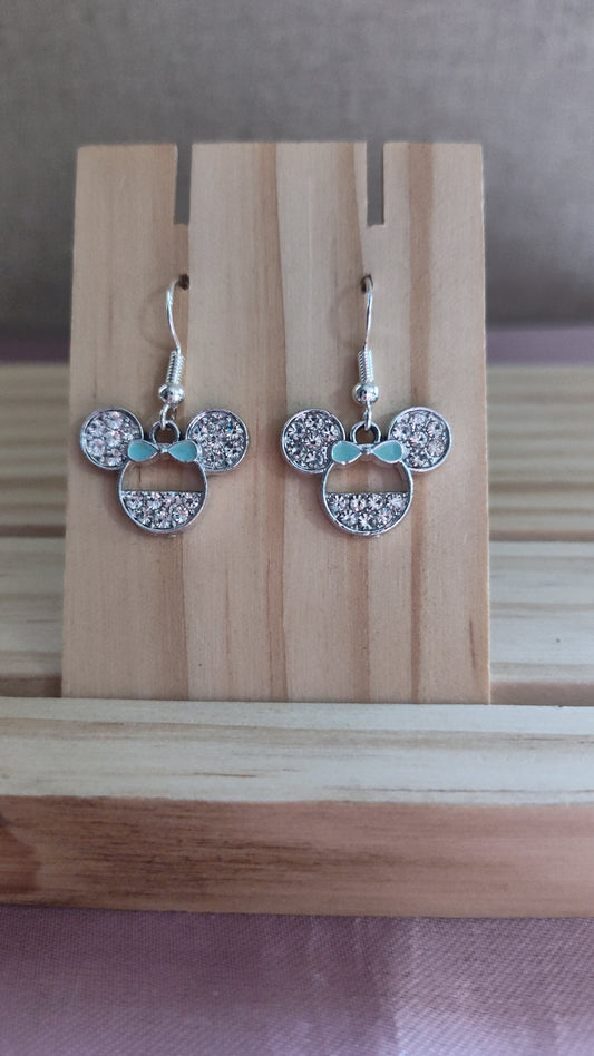 Minnie Mouse Earrings- CLEARANCE