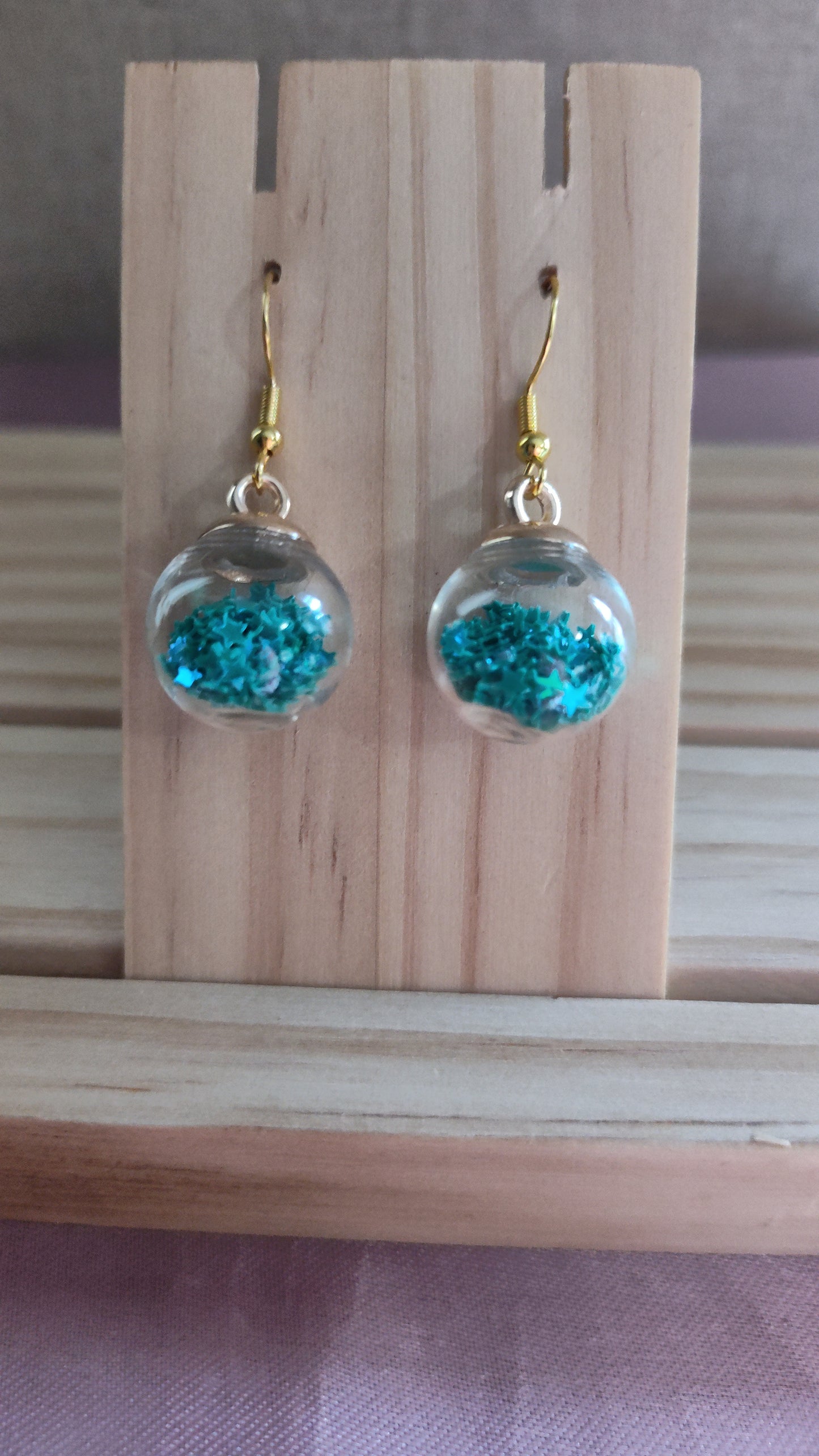 Glass Ball Earrings