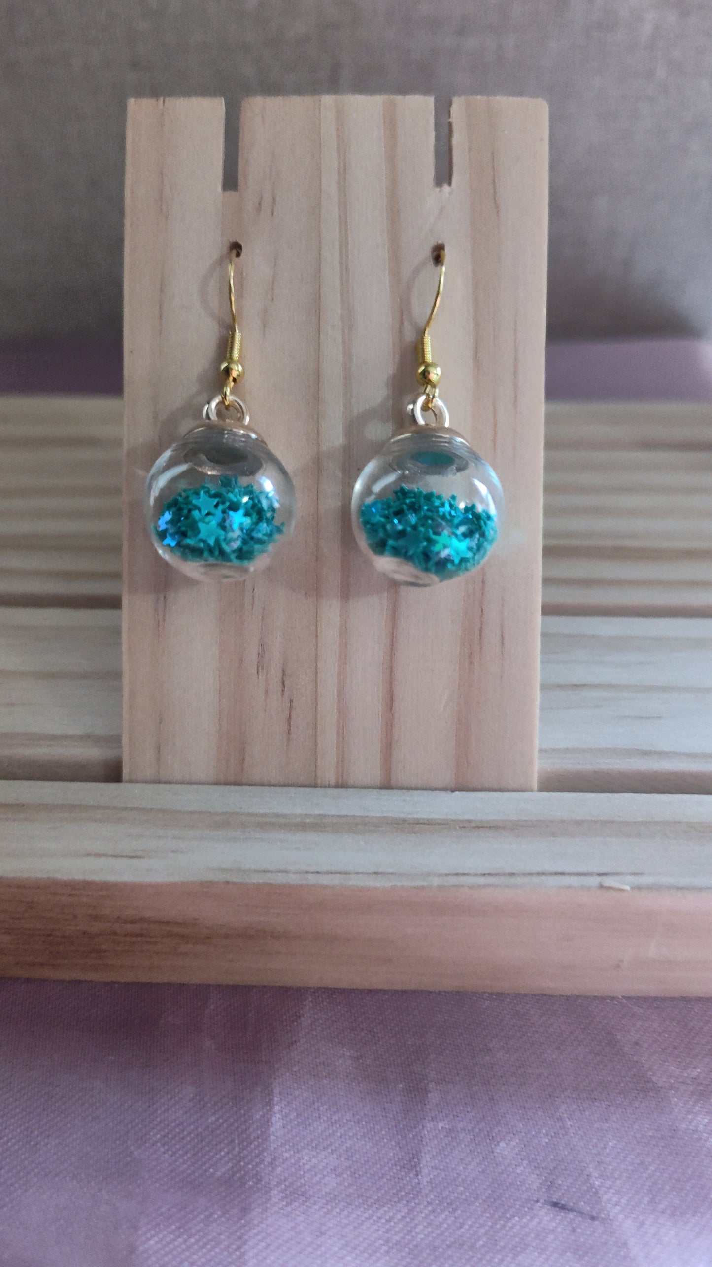 Glass Ball Earrings- CLEARANCE