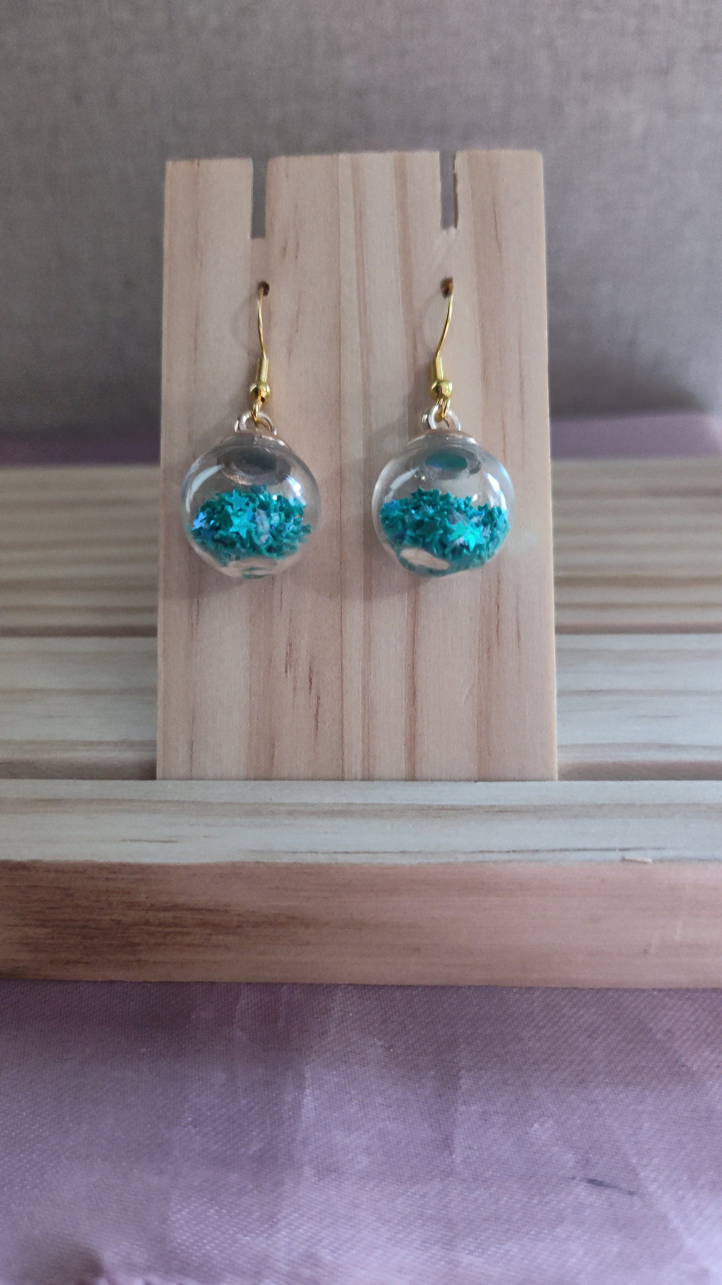 Glass Ball Earrings