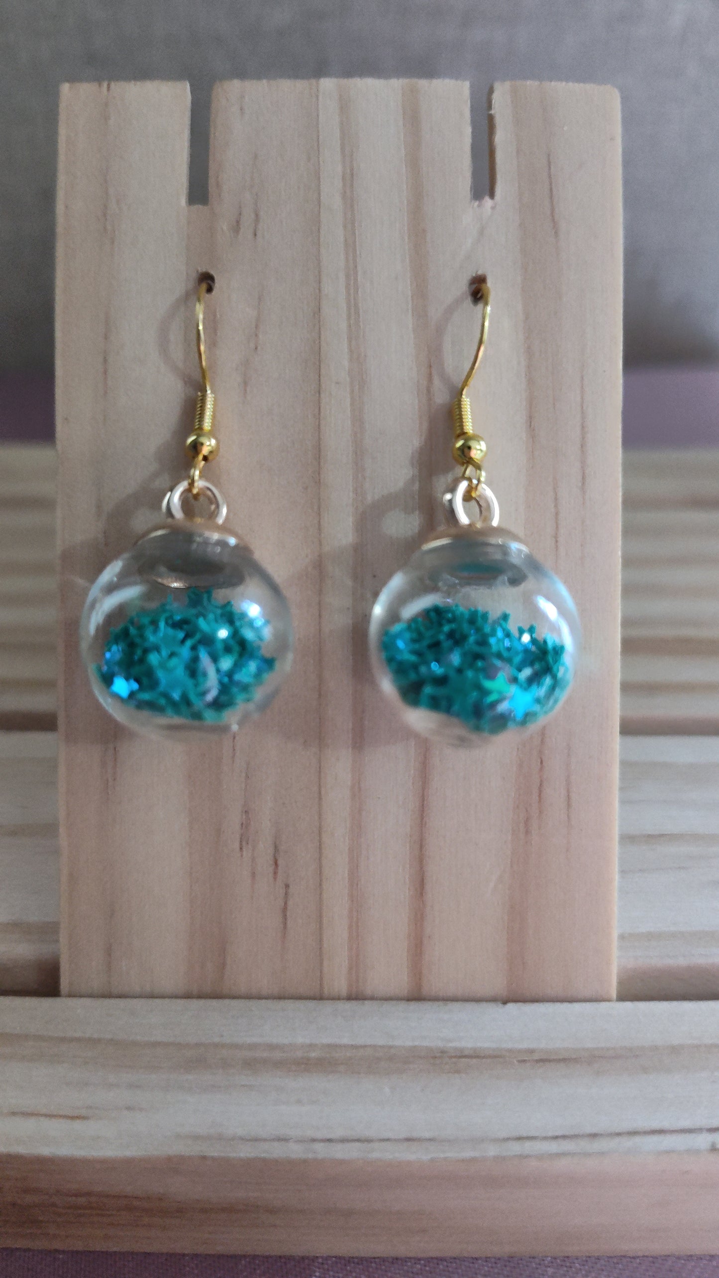Glass Ball Earrings