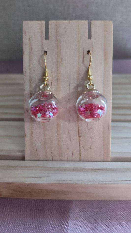 Glass Ball Earrings- CLEARANCE