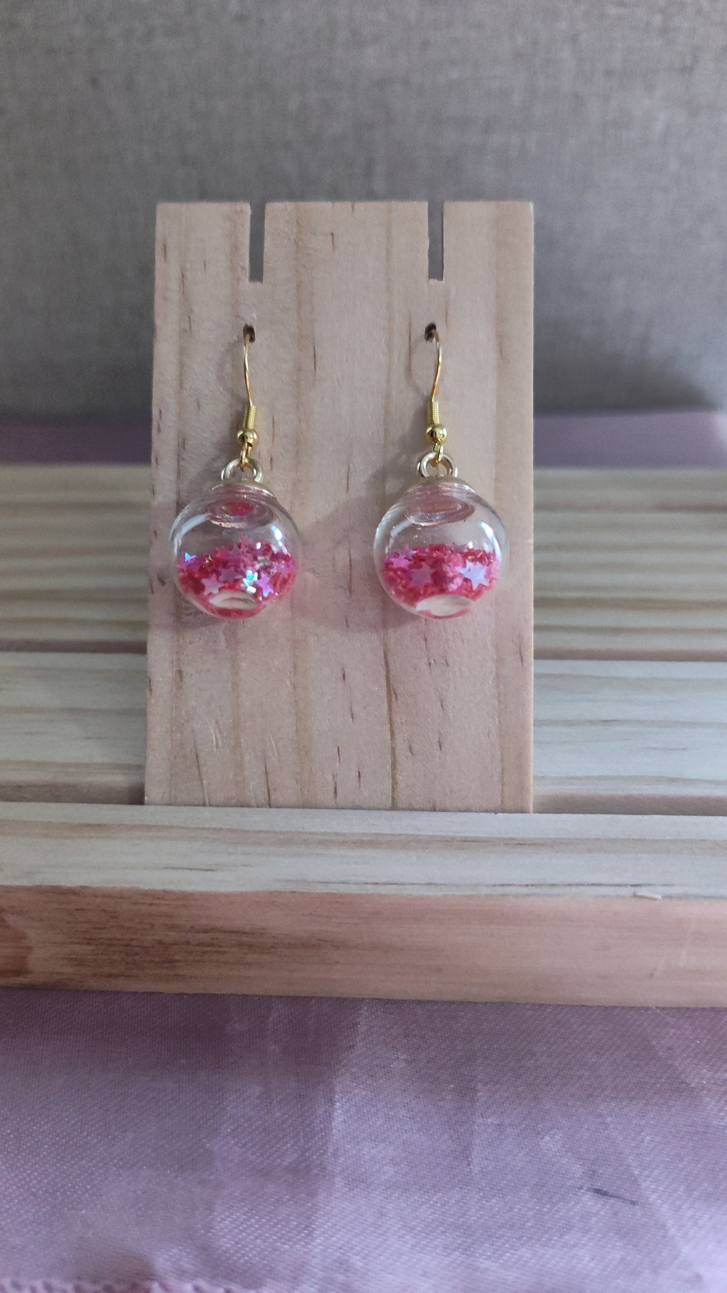 Glass Ball Earrings- CLEARANCE