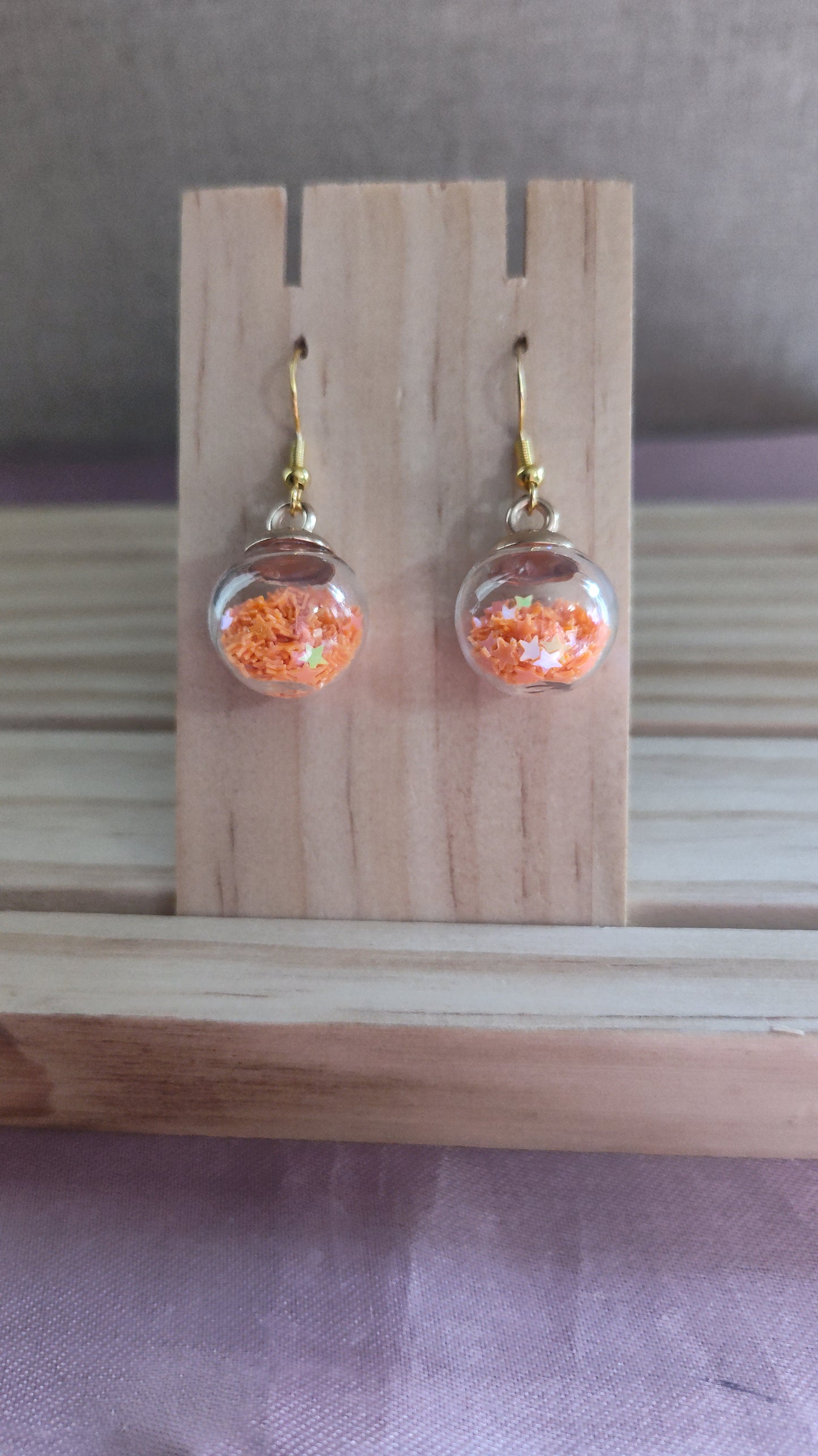 Glass Ball Earrings- CLEARANCE