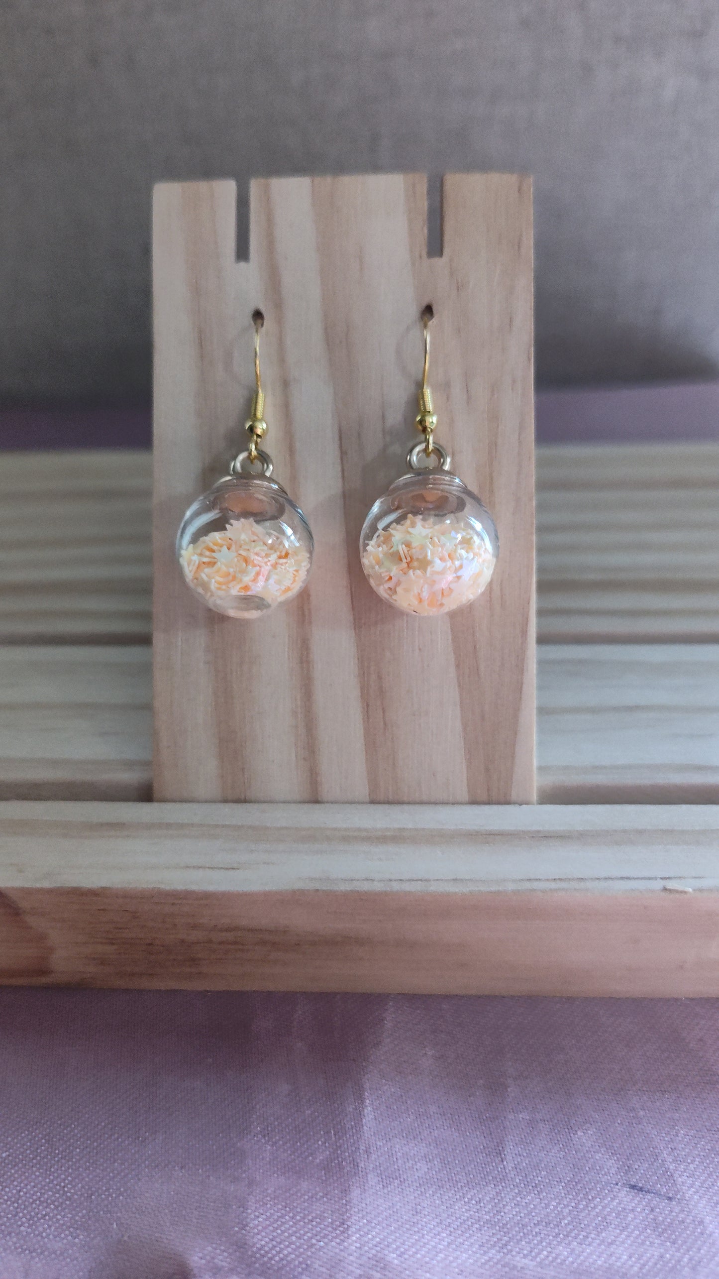 Glass Ball Earrings- CLEARANCE