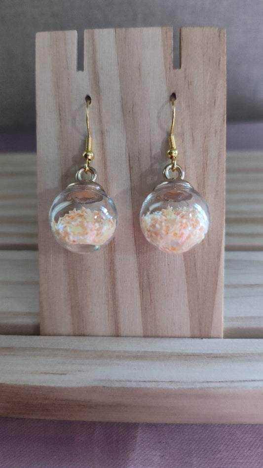 Glass Ball Earrings- CLEARANCE