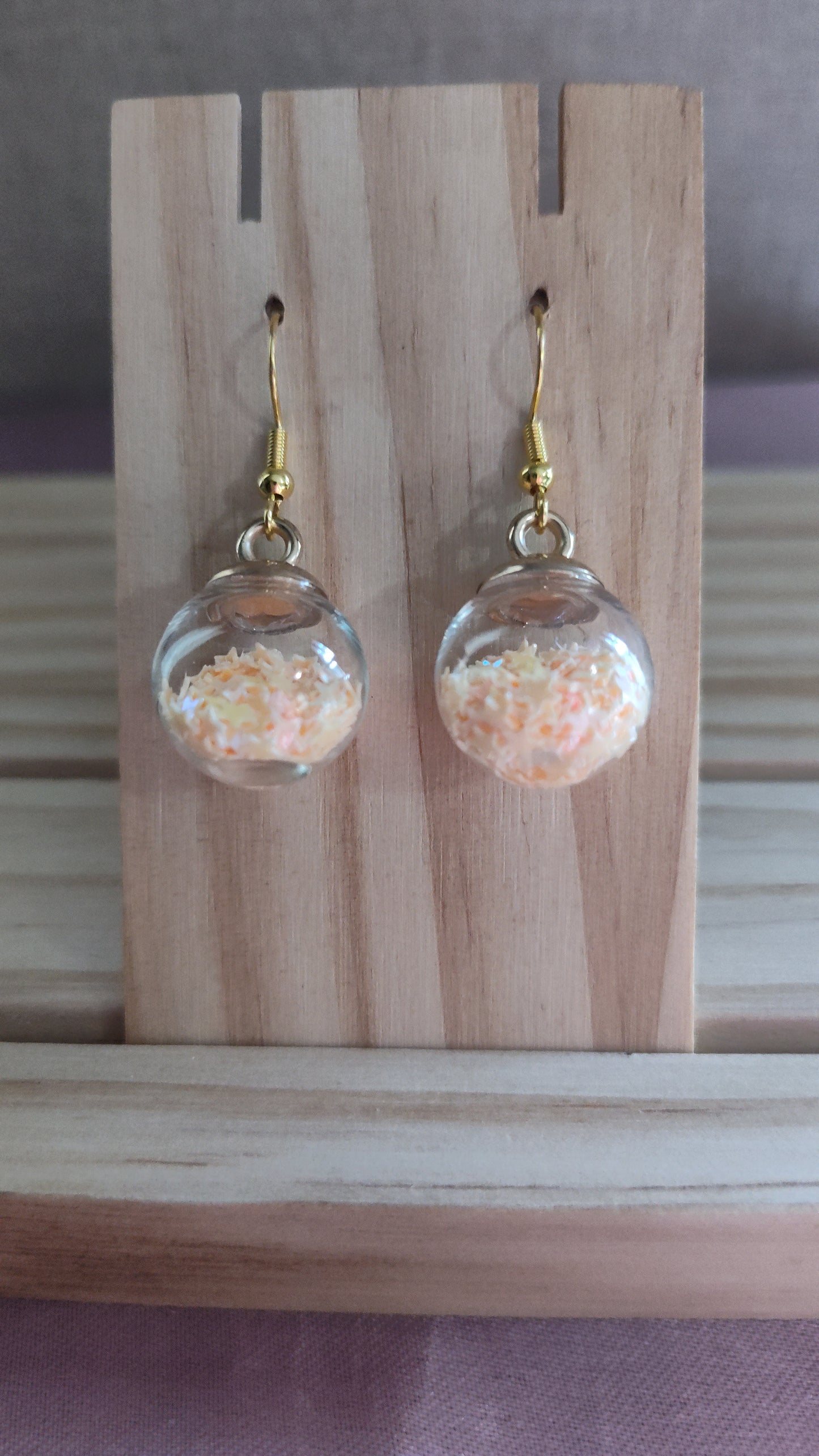 Glass Ball Earrings- CLEARANCE