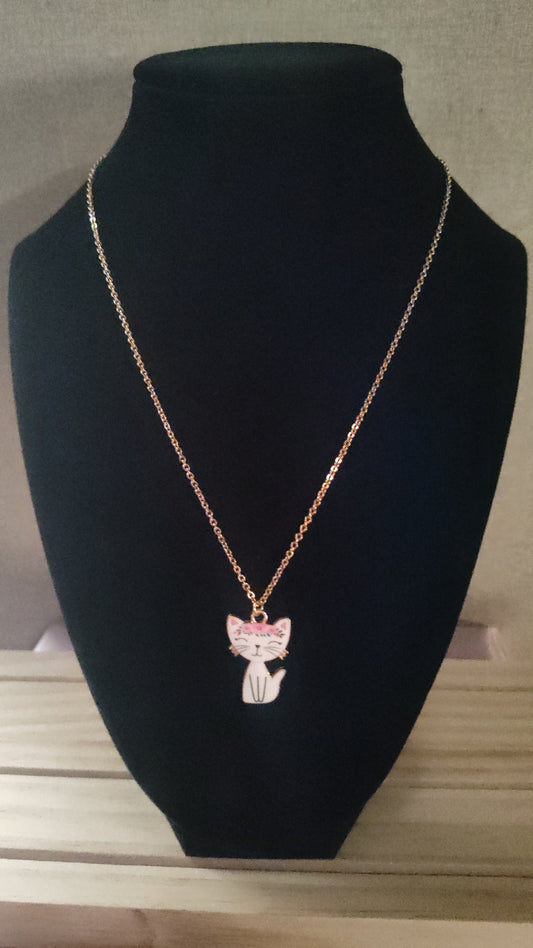 Cat Necklace- CLEARANCE