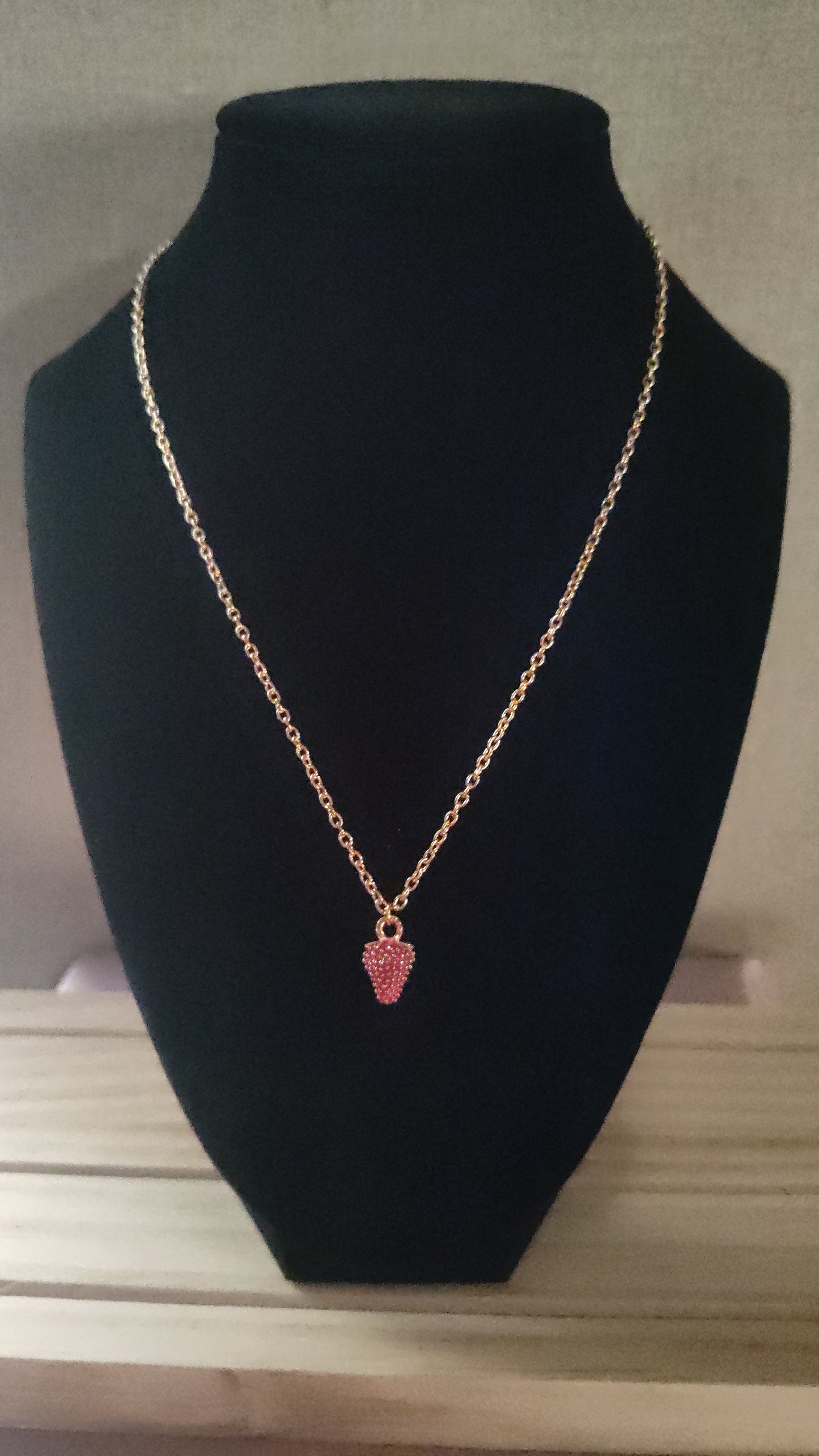 Strawberry Necklace- CLEARANCE