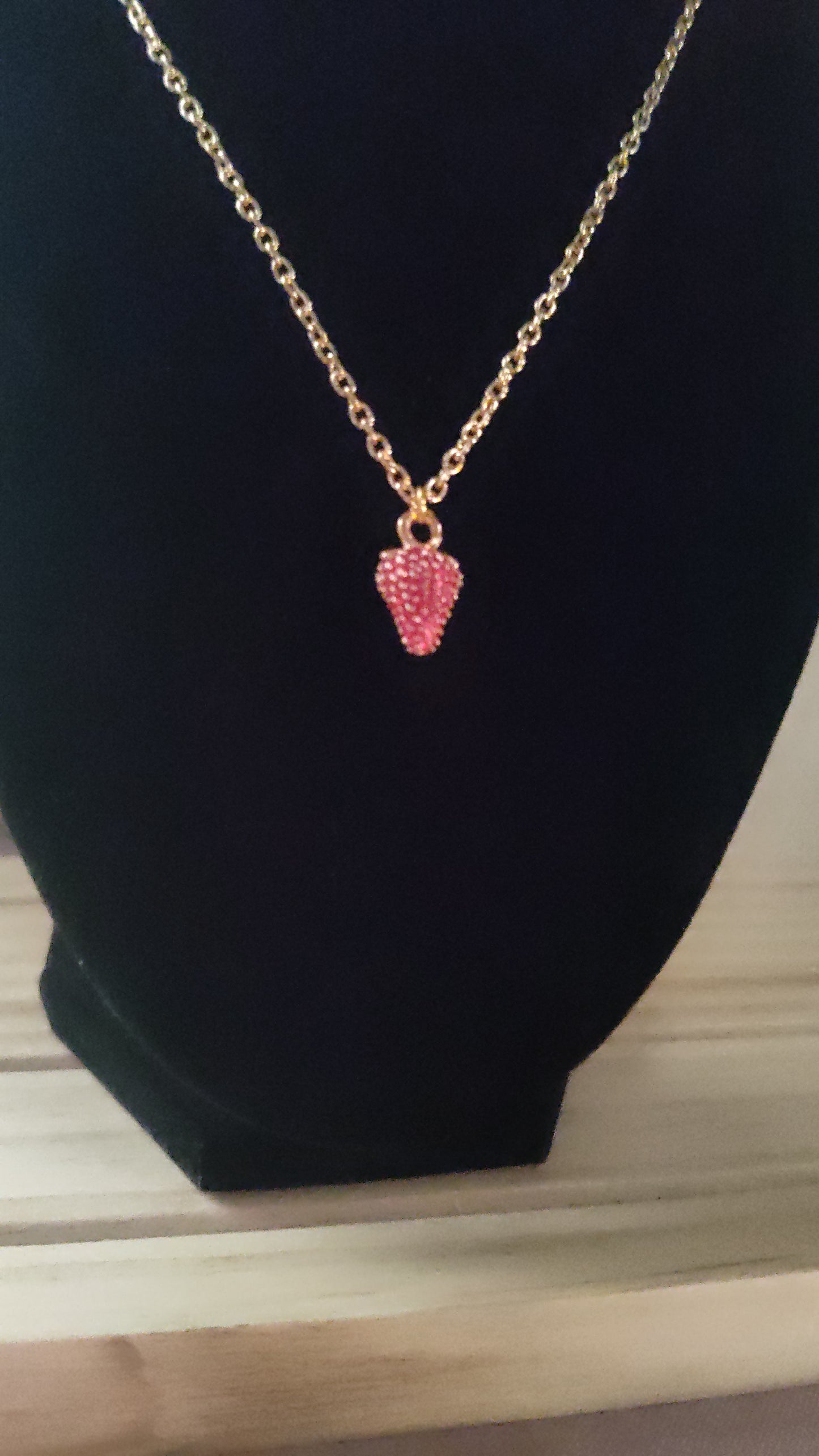 Strawberry Necklace- CLEARANCE