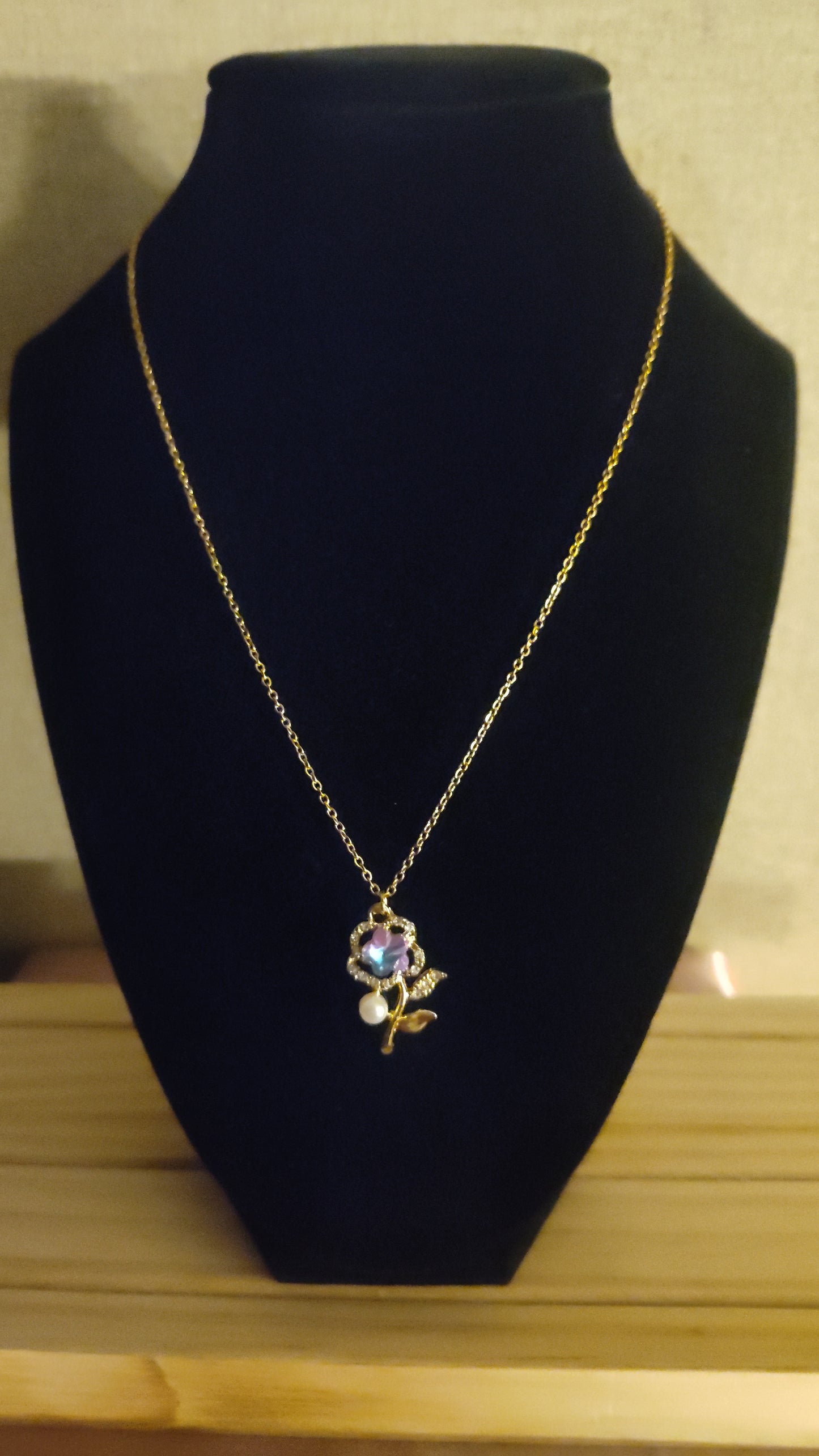 Flower Necklace- CLEARANCE