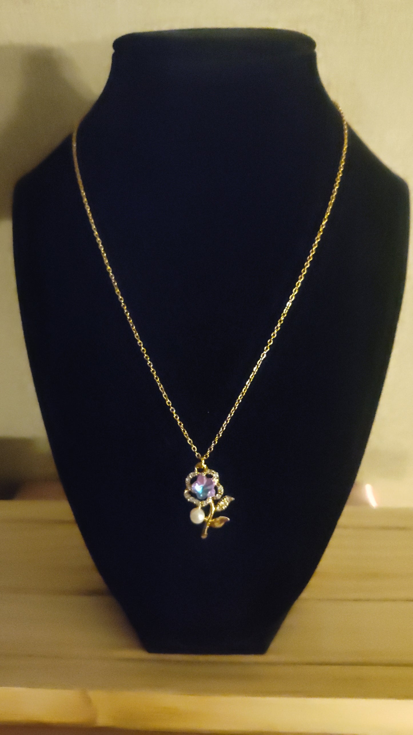Flower Necklace- CLEARANCE