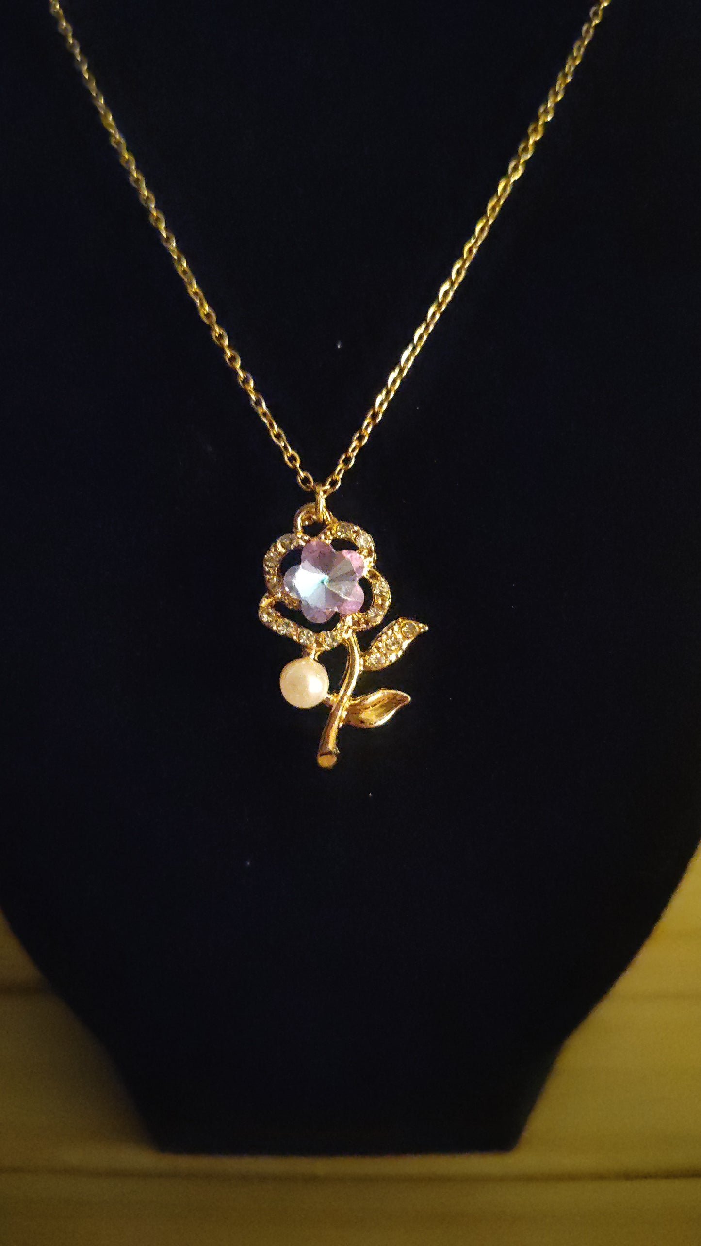 Flower Necklace- CLEARANCE