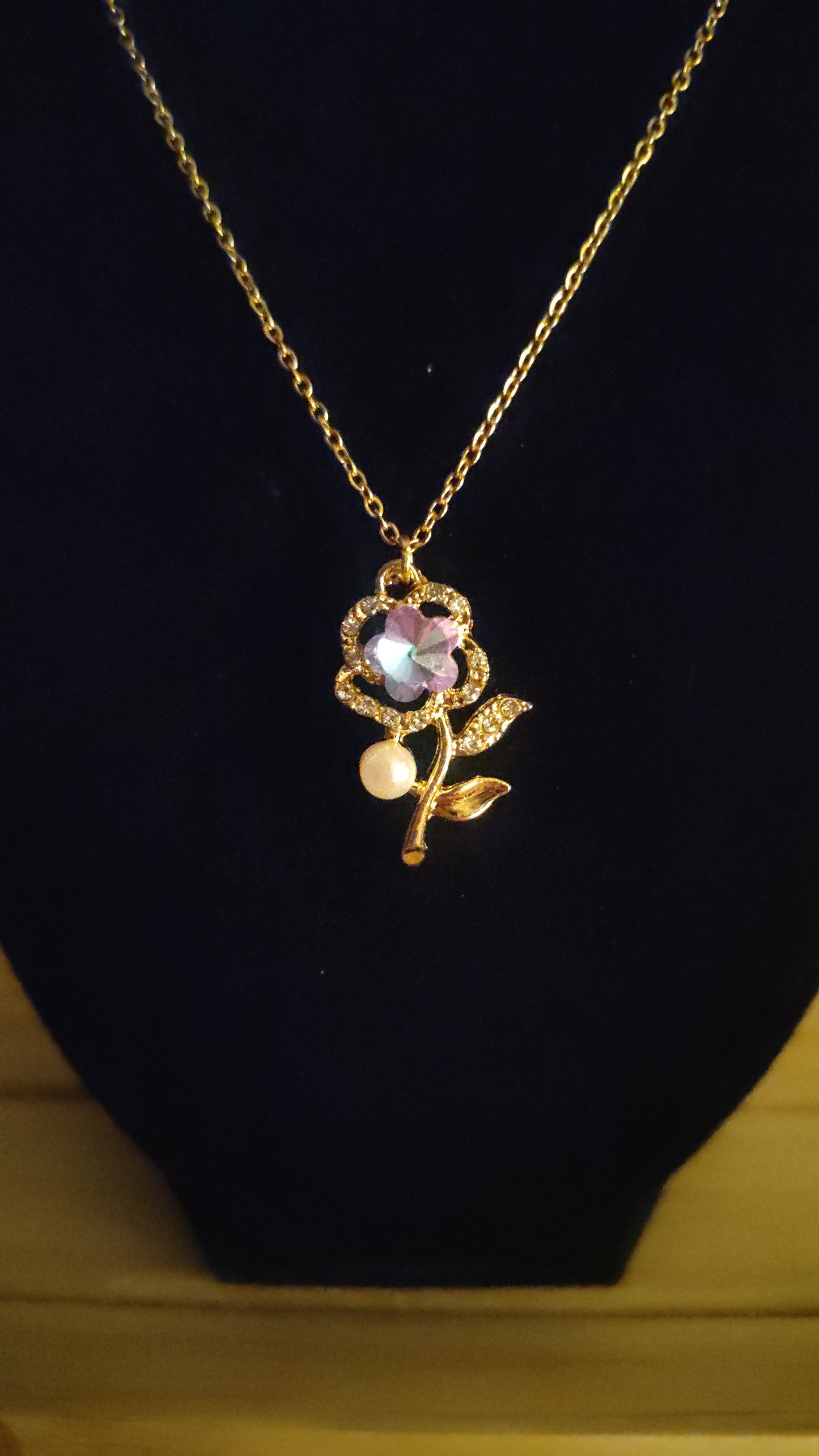 Flower Necklace- CLEARANCE