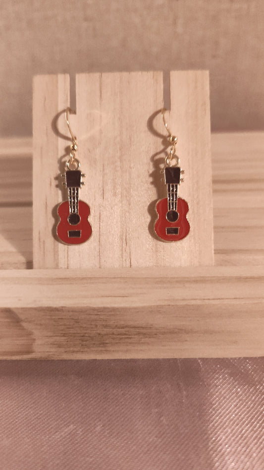 Guitar Earrings- CLEARANCE