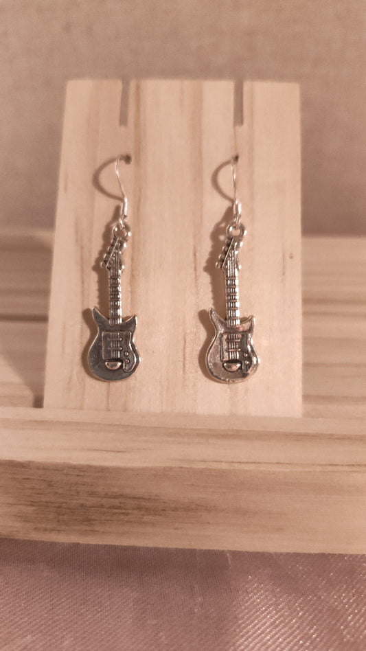 Guitar Earrings- CLEARANCE