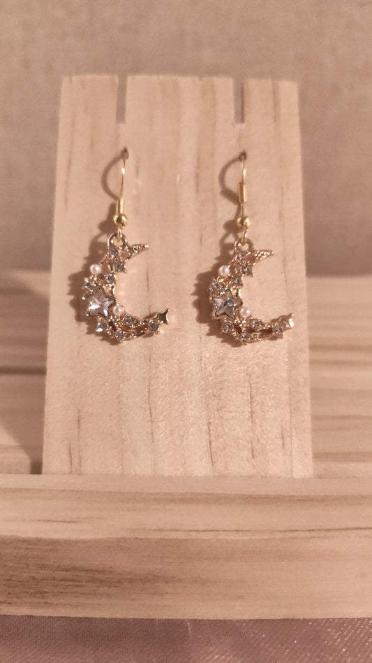 Moon Earrings- SALE