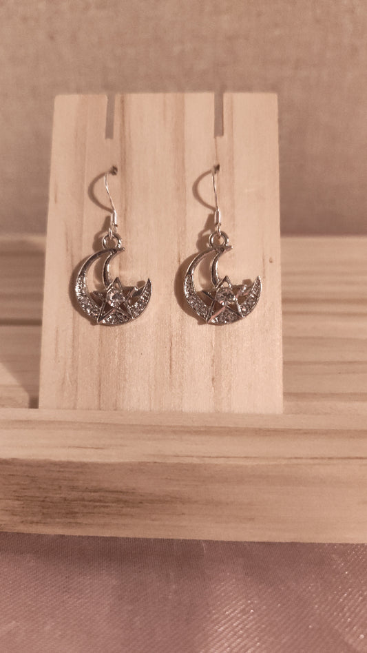 Moon Earrings- SALE