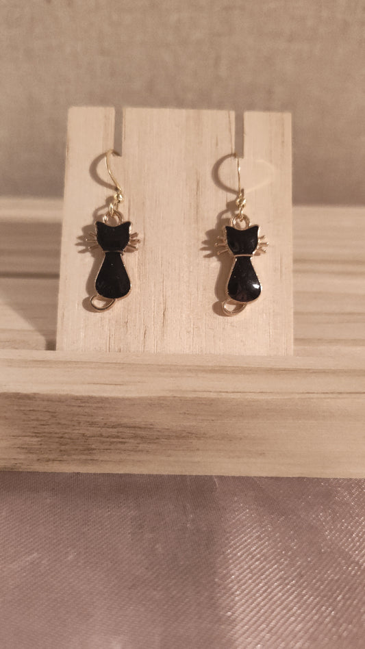 Cat Earrings- CLEARANCE
