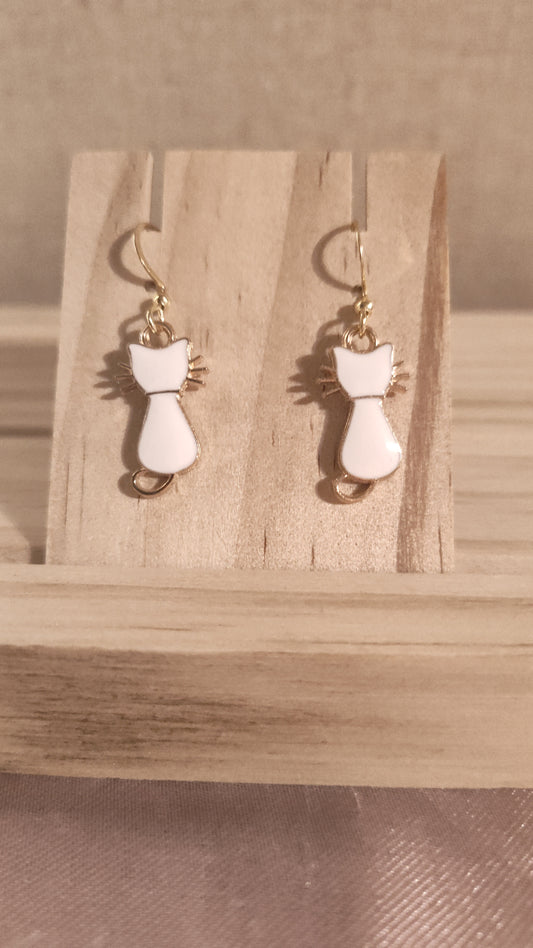 Cat Earrings- CLEARANCE