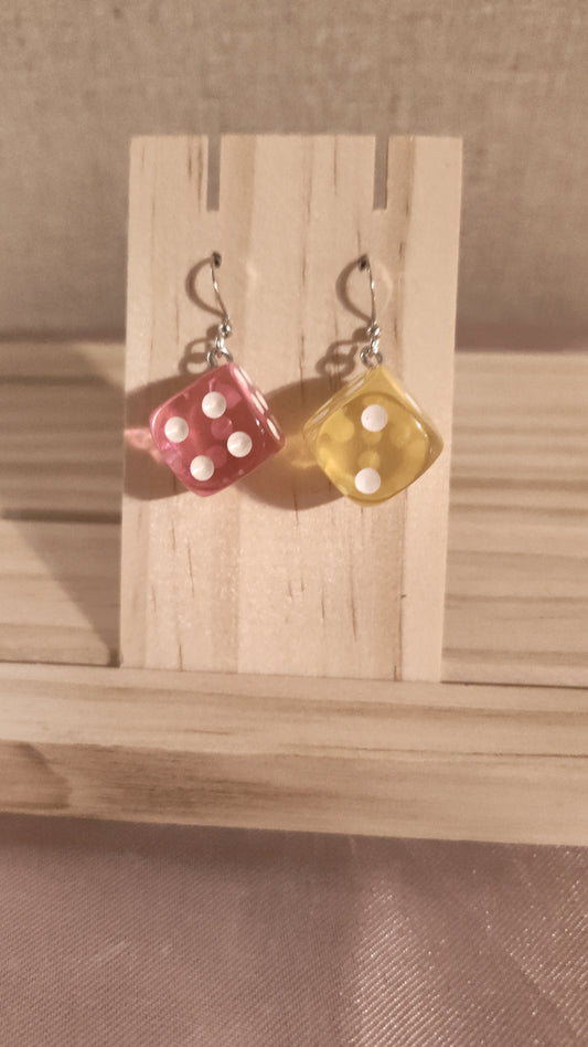 Dice Earrings- CLEARANCE