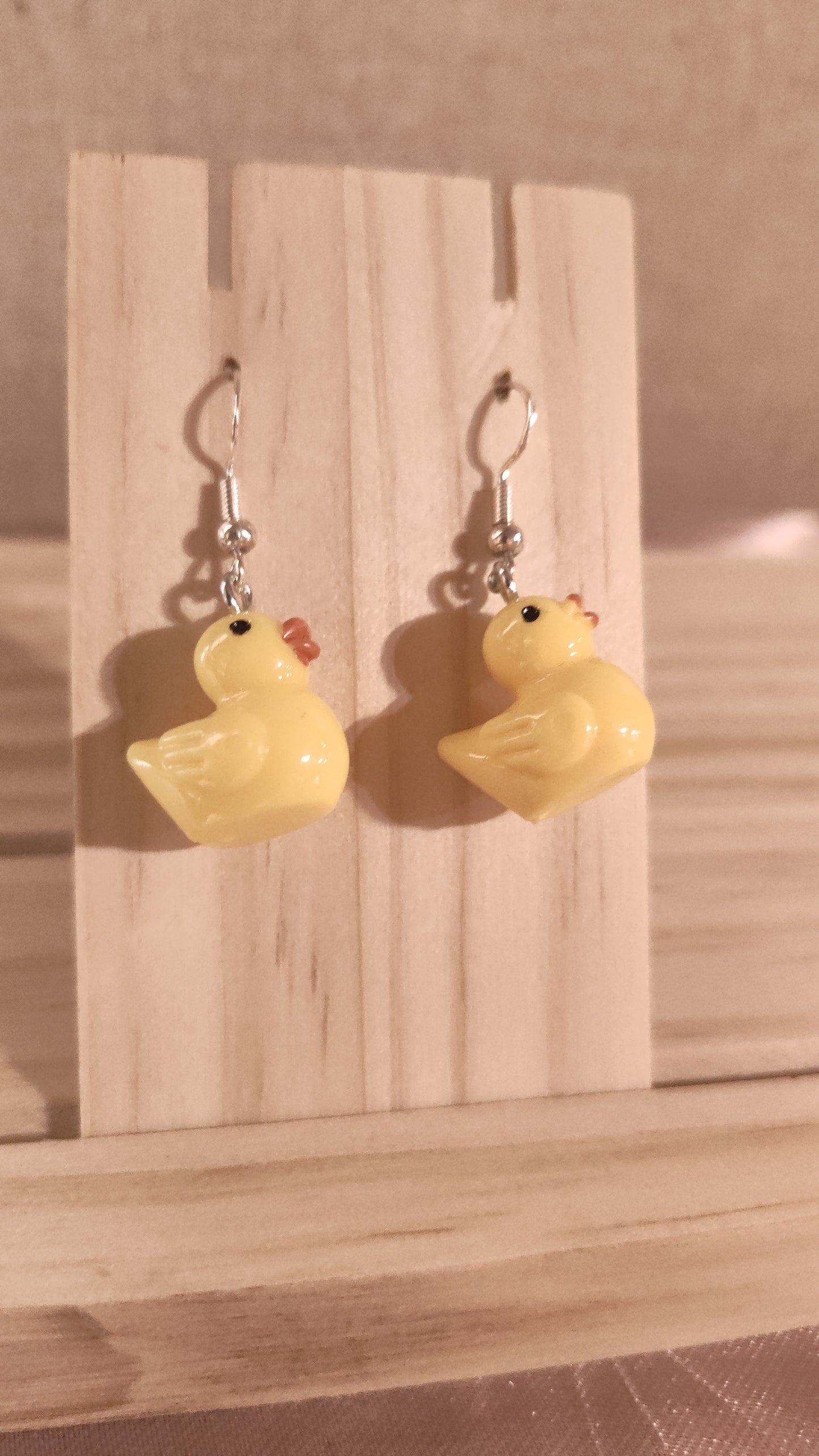 Rubber Ducky Earrings- CLEARANCE