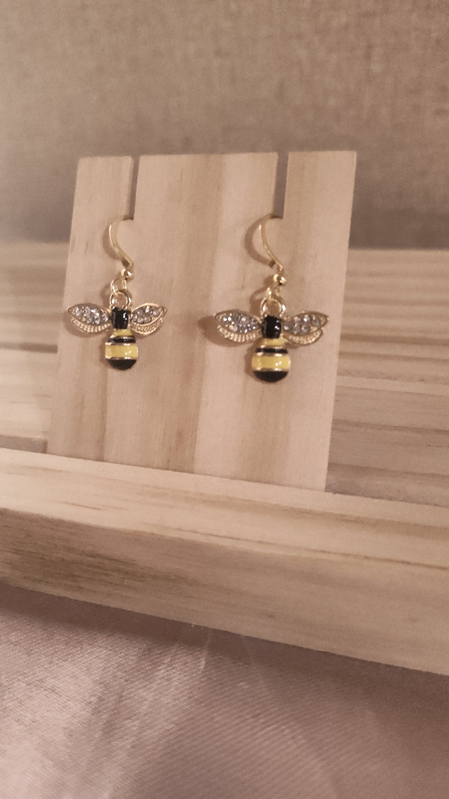 Bee Earrings- CLEARANCE