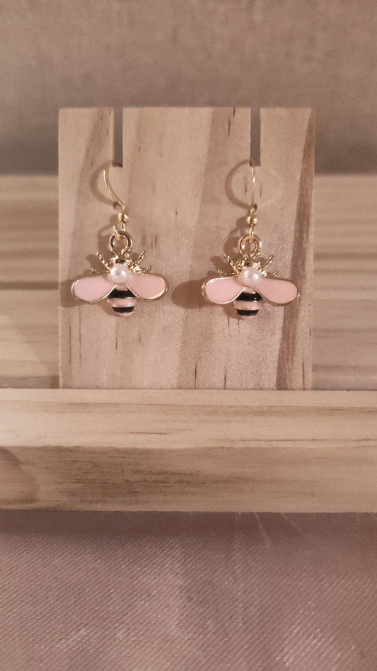 Bee Earrings- CLEARANCE