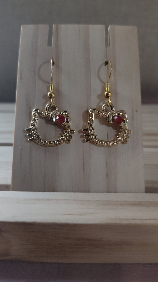 Hello Kitty Earrings- CLEARANCE
