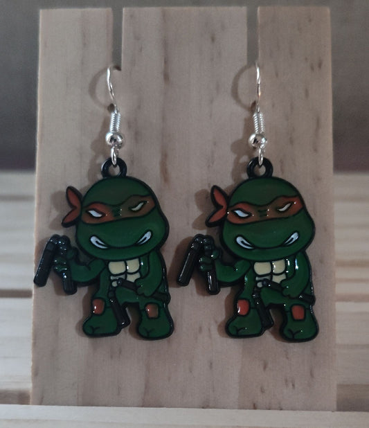 Ninja Turtle Earrings- SALE