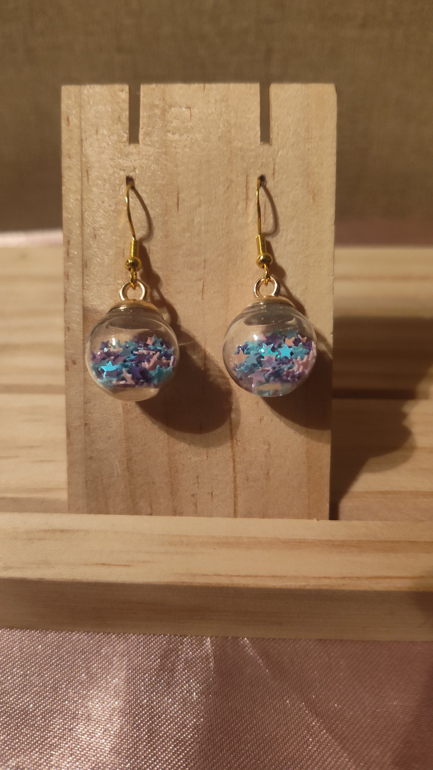 Glass Ball Earrings- CLEARANCE