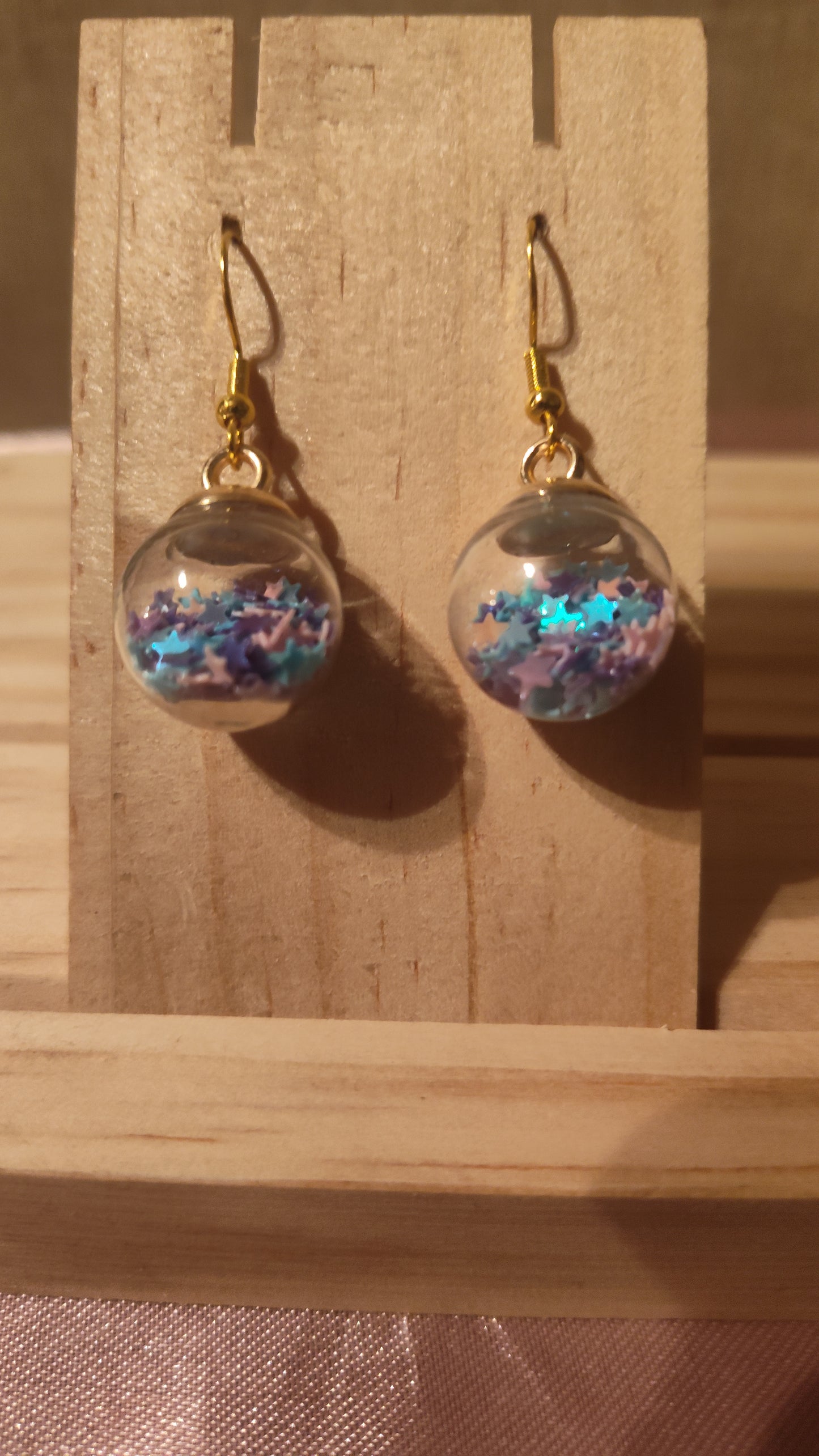 Glass Ball Earrings- CLEARANCE
