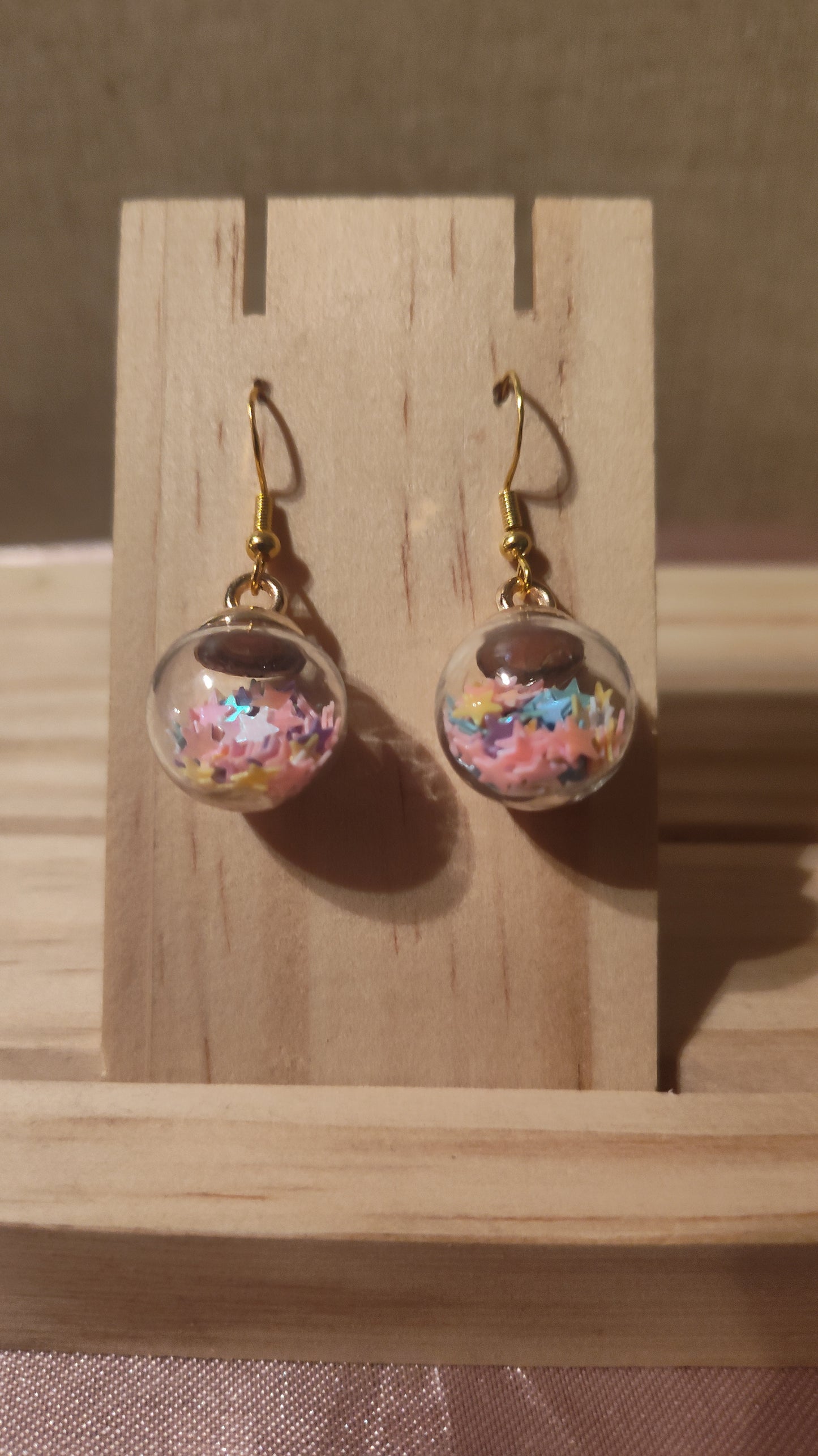 Glass Ball Earrings- CLEARANCE