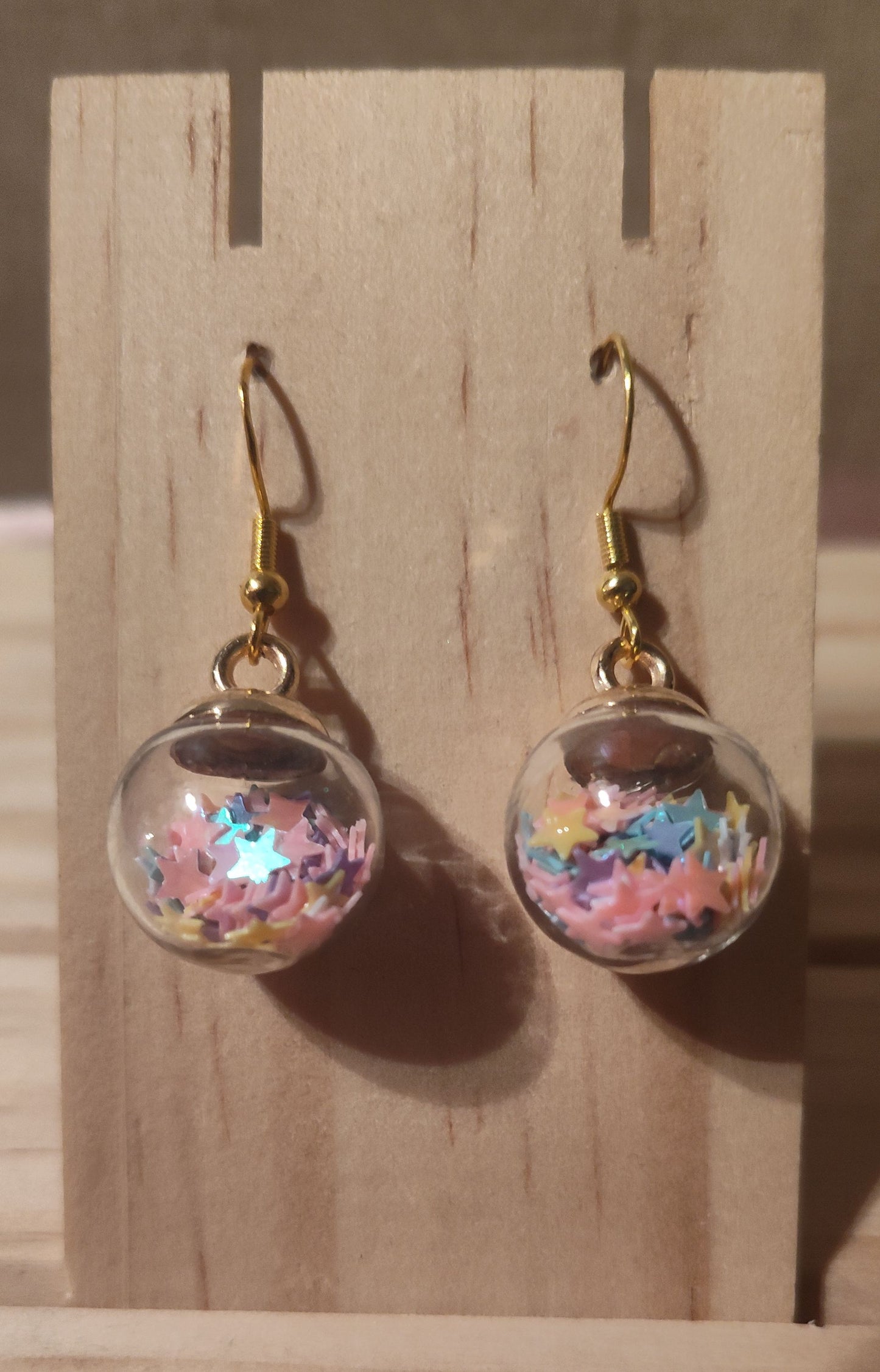 Glass Ball Earrings- CLEARANCE
